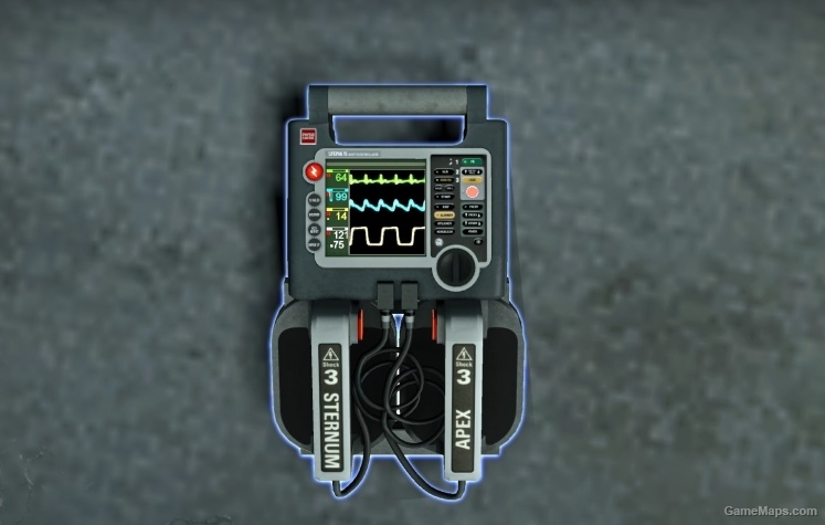 Defibrillator Grey Animated Glowing - old edit Defibrillator Grey Animated Glowing