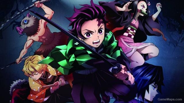 demon slayer opening background