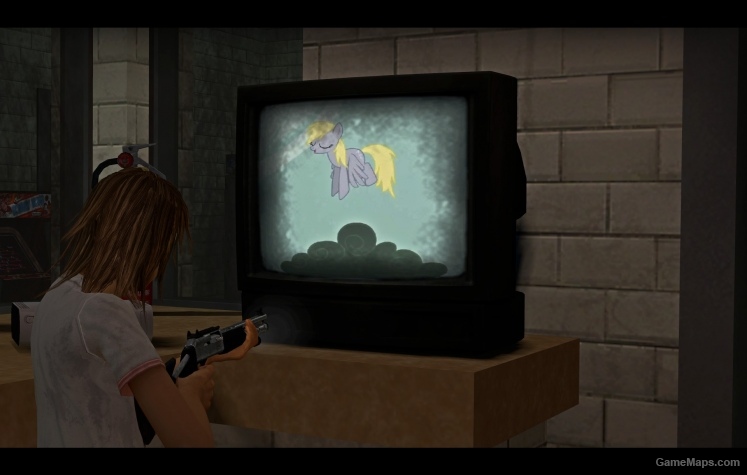 Derpy Hooves Bounce on TV