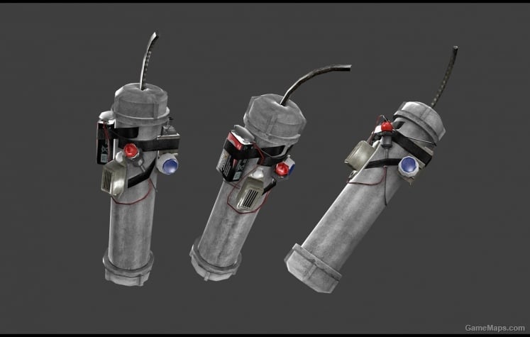 Detailed Pipebomb with Animated Lightbulb