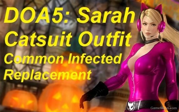 DOA5 Sarah Catsuit Outfit Common Infected Replacement