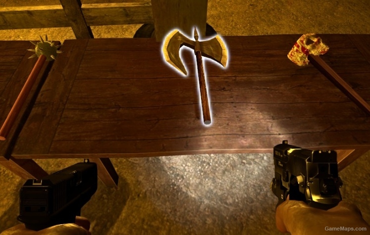 Double-sided Battle Axe