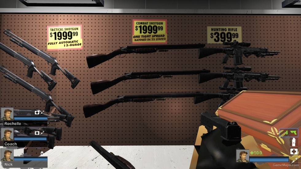 Double Barrel Shotgun (Combat Shotgun) [request]