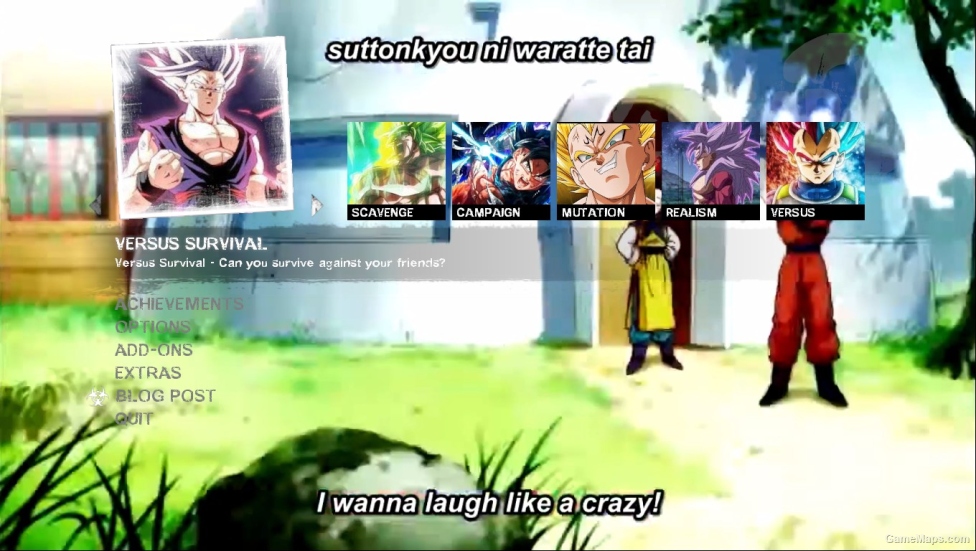 Dragon ball Super Background + Menu icons