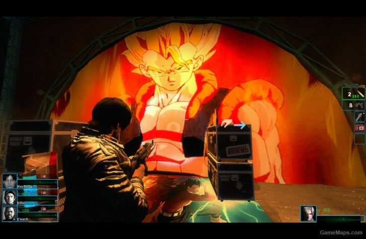 Dragon Ball Z in concert with multi images
