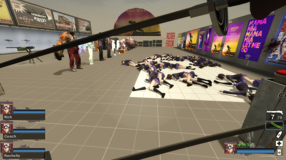 Dual Black Katana on CinnabarFlail's dual blade anims v4 (Machete)