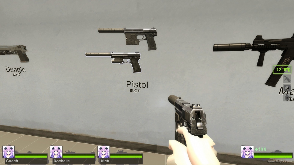Dual HK Pistols (black) - Silenced