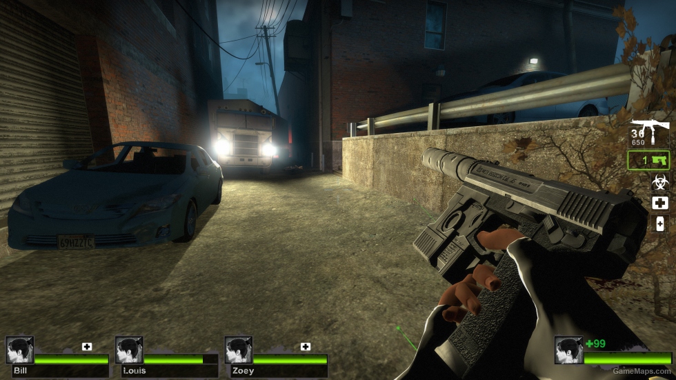 Dual HK Pistols (black) - Silenced