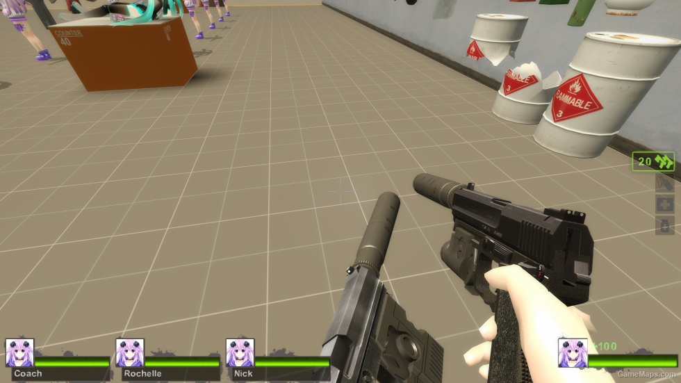 Dual HK Pistols (black) - Silenced
