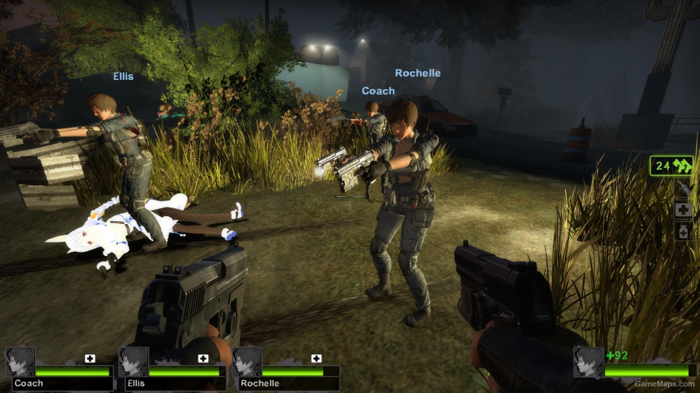 Dual HK Pistols (black) - Unsilenced (Dual pistols)