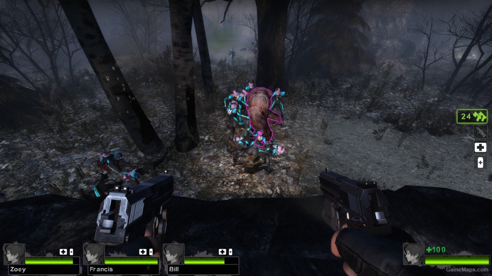 Dual HK Pistols (black) - Unsilenced (Dual pistols)