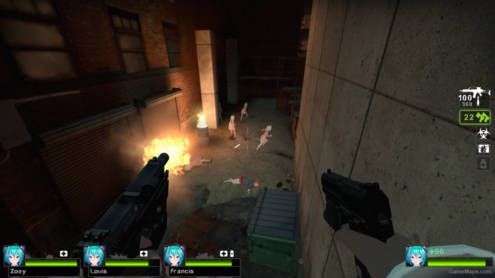 Dual HK Pistols (black) - Unsilenced (Dual pistols)