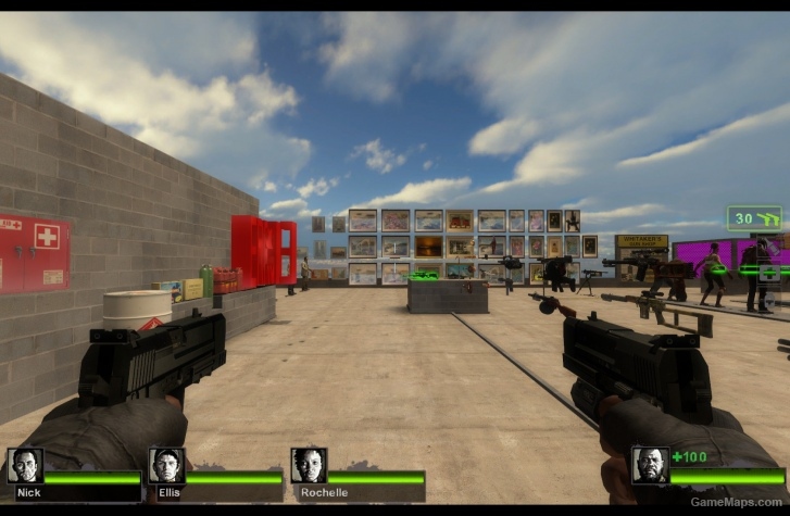 Dual HK USP 45 Match Pistols (Sparkwire)