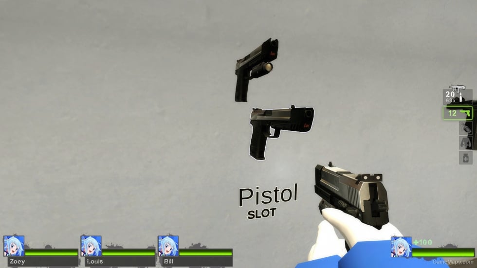 Dual HK USP 45 Match Pistols v2 [Add Gun Sound Ver]