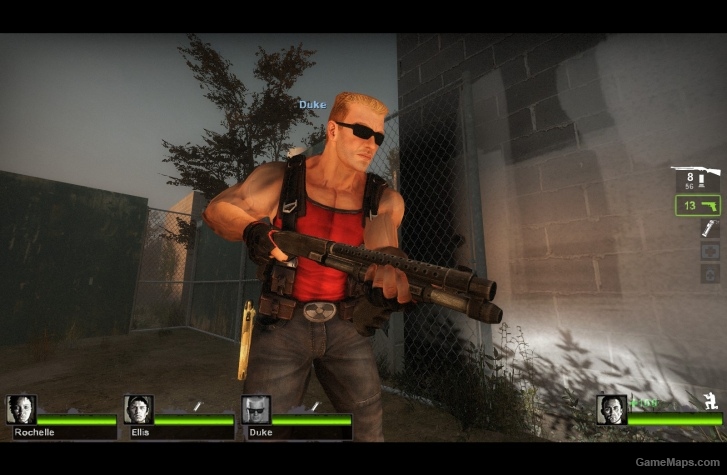 Duke Nukem's Shotgun (Chrome Shotgun)