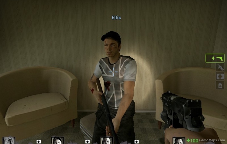 Ellis in Eliot's Shirt- Dead or Alive 5