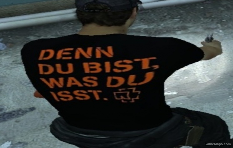Ellis Rammstein shirts and hat