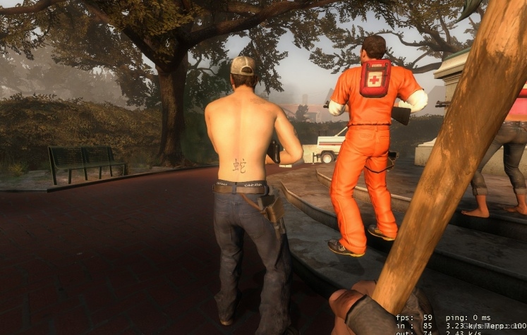 Ellis Shirtless