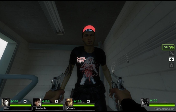Ellis With Cannibal Corpse T-Shirt