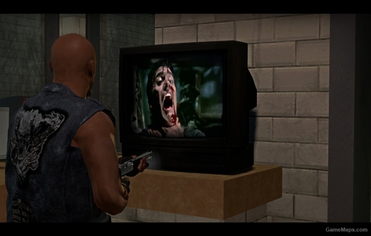 Evil Dead mirror on TV (Mod) for Left 4 Dead 2 