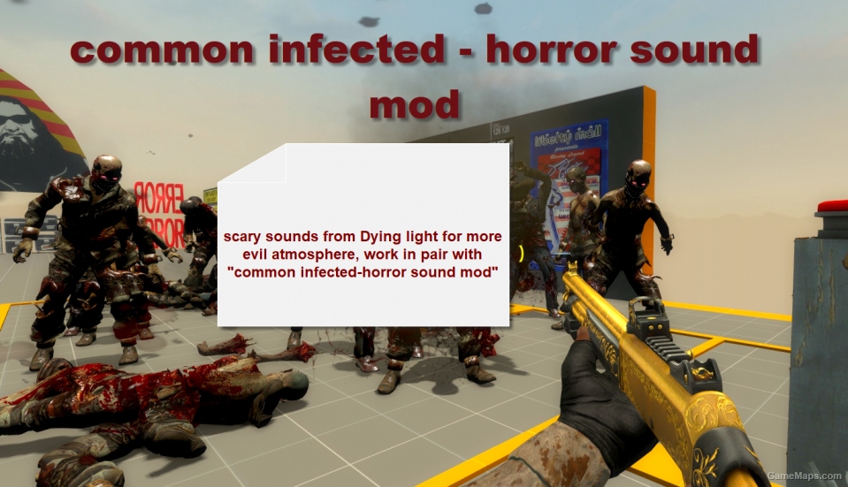 evil male sounds for -Common infected - horror ultimate sound mod-