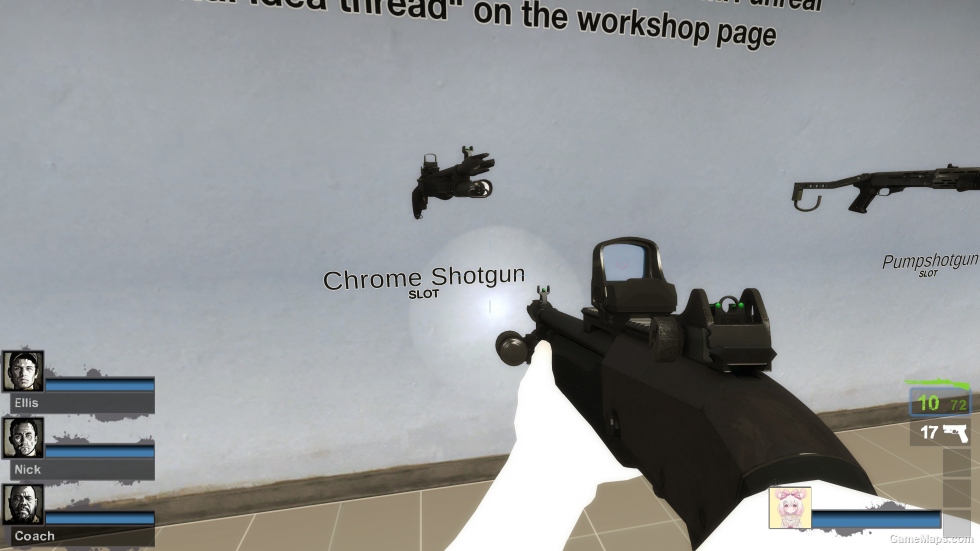 Fabarm P.S.S.10 (Chrome shotgun) [request]