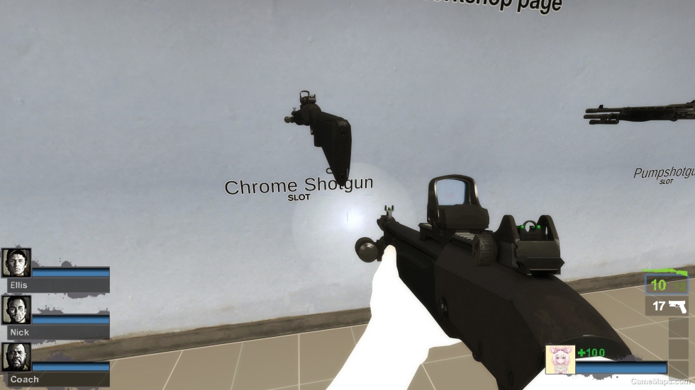 Fabarm P.S.S.10 (Chrome shotgun) [request]