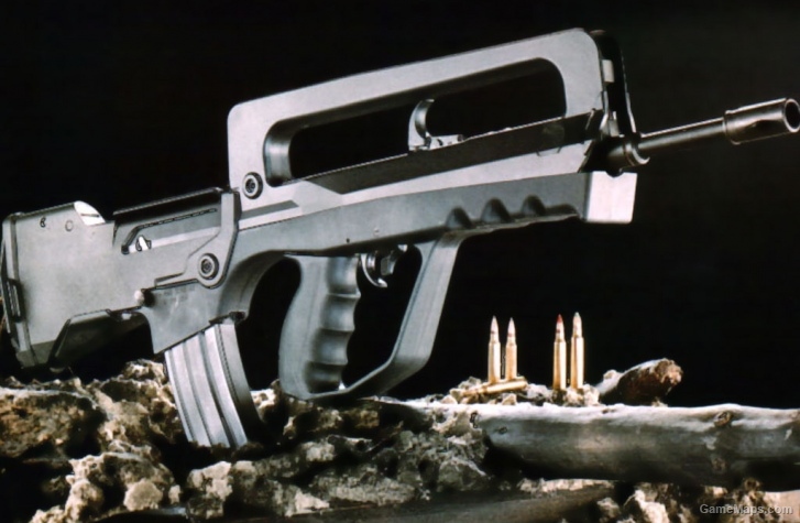 Famas gunfire and reload sound