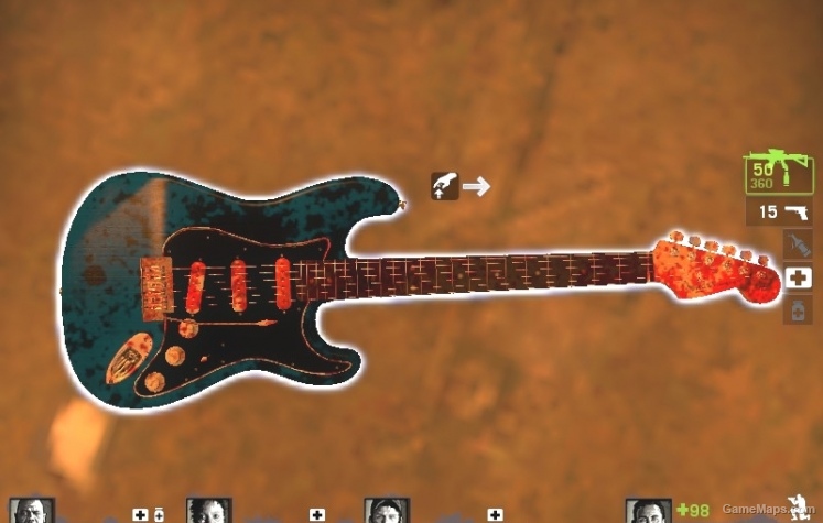 Fender Stratocaster (Sunburst Blue)
