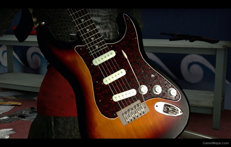 Fender Stratocaster (Sunburst Dark, Red Tortoise Pickguard)