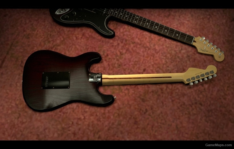 Fender Stratocaster (Wine Red Wooden Body)