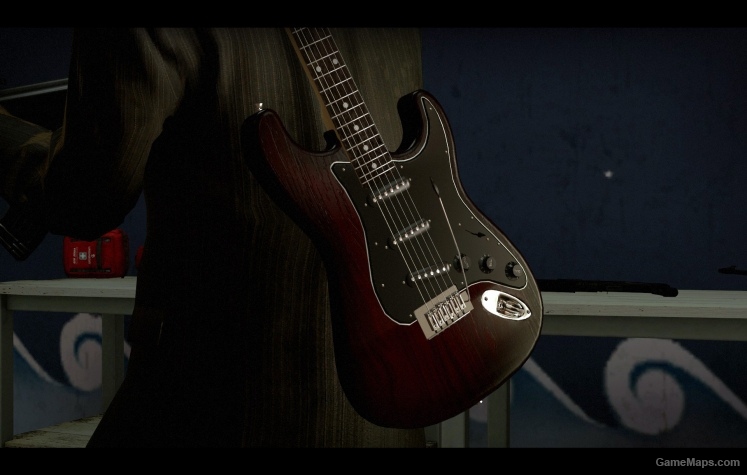 Fender Stratocaster (Wine Red Wooden Body)