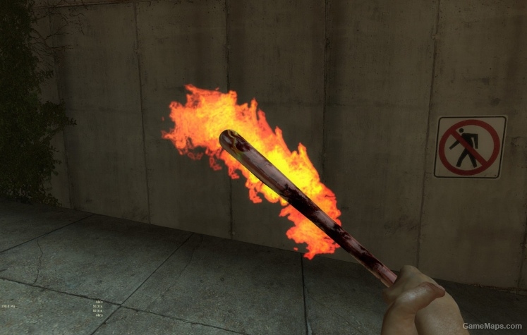 Fire Baseball Bat