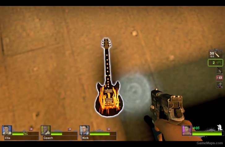 Fire guitar