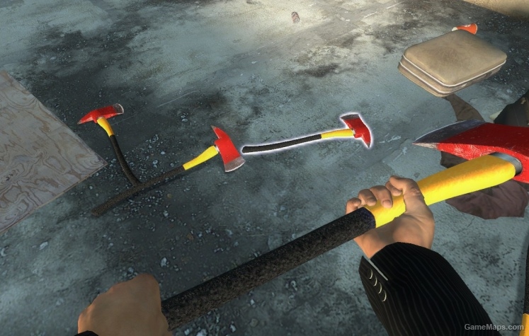 Fireaxe, Red/Yellow With Synthetic Handle