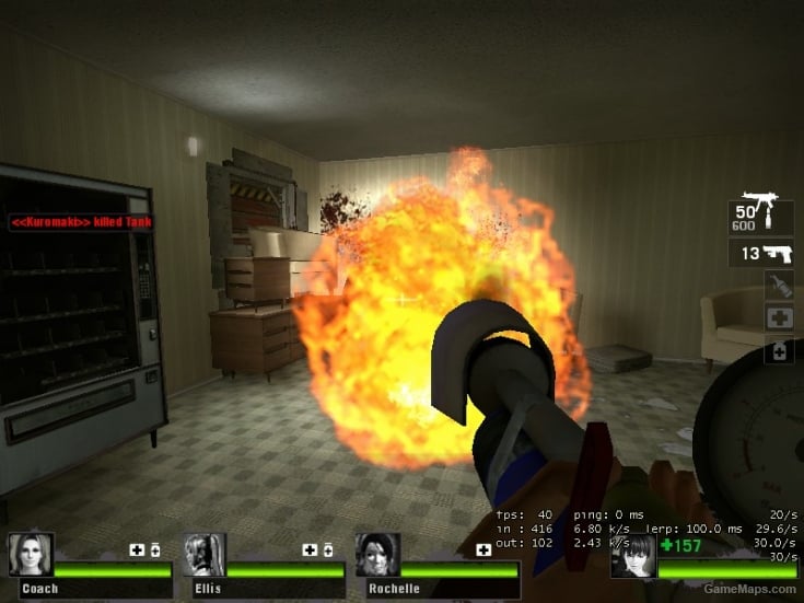 Flamethrower Replaces Official Melee