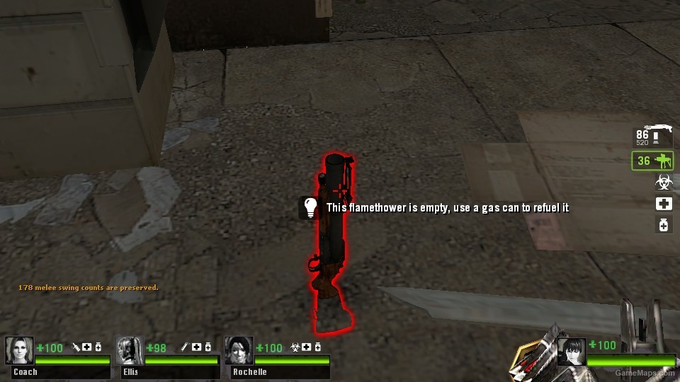 Flamethrower with GL Skin (Knife)