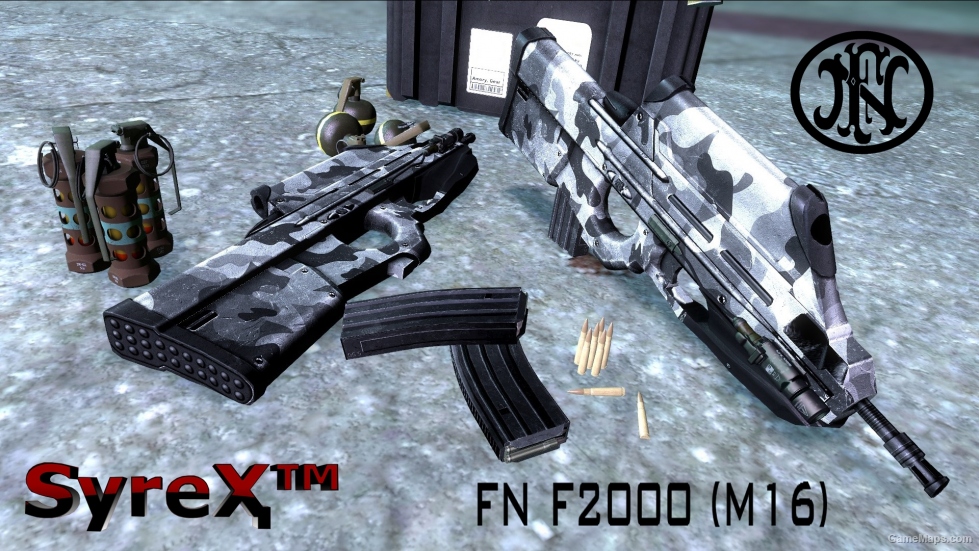 FN F2000 Winter Camo