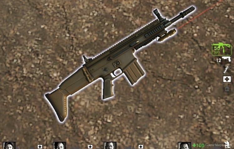 FN SCAR-H Desert version (Ironsights)
