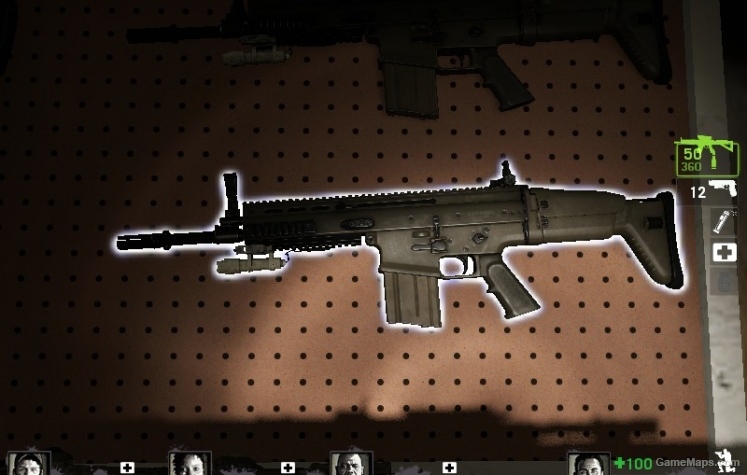FN SCAR-H Desert version (Ironsights)