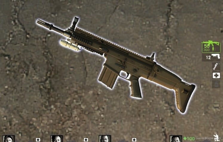 FN SCAR-H Desert version (Ironsights)