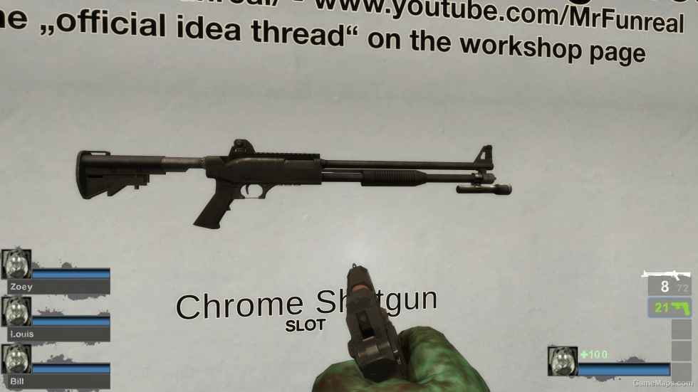 FN TPS Shotgun (Chrome Shotgun) [Sound fix Ver]