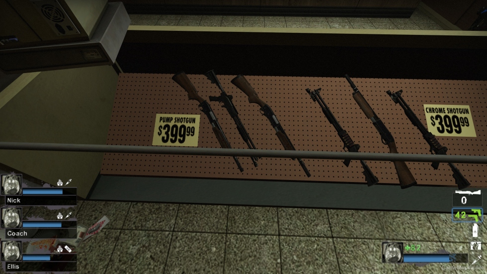 FN TPS Shotgun (Chrome Shotgun) [Sound fix Ver]