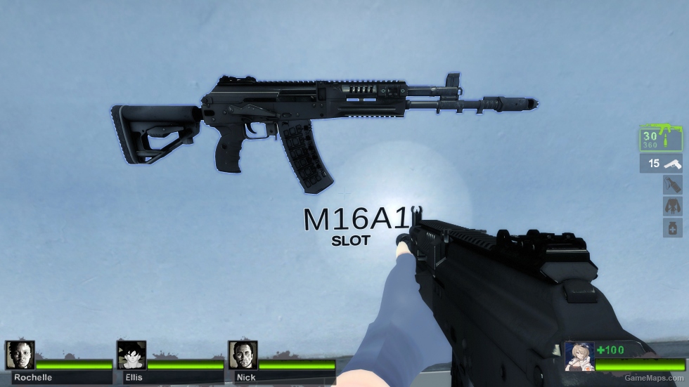 Fnuxray's AK-12 Re-texturing black (M16A2)