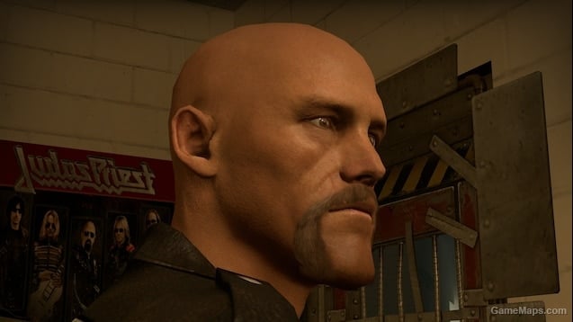 Francis Head - bald with motorhead 'stache
