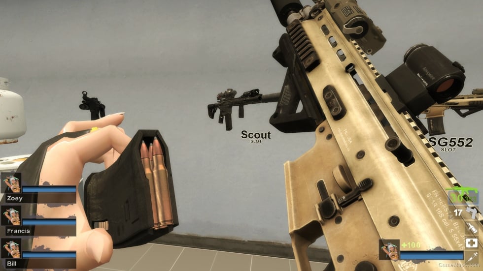 G.I. Joe Retaliation - Lady Jaye's Custom Scar-L CQC [SG552] (request)