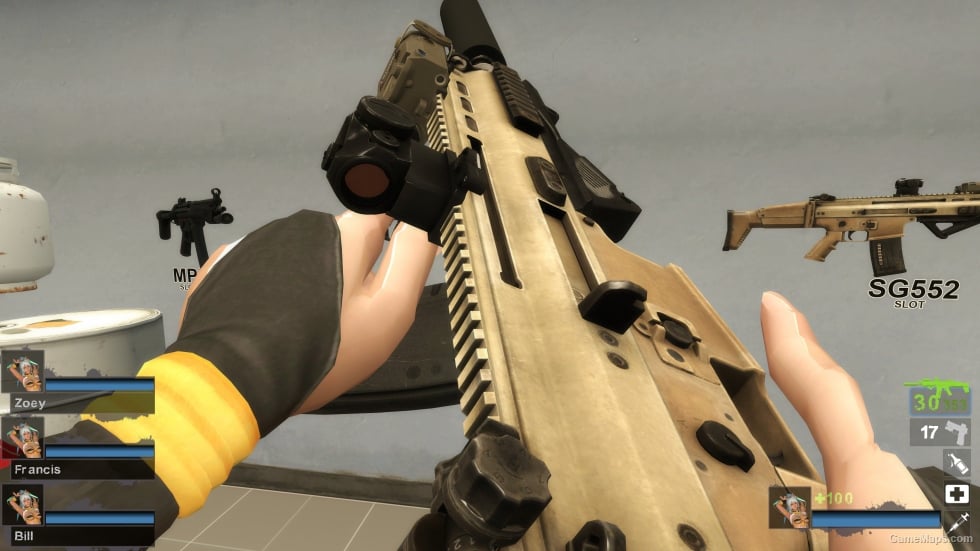 G.I. Joe Retaliation - Lady Jaye's Custom Scar-L CQC [SG552] (request)