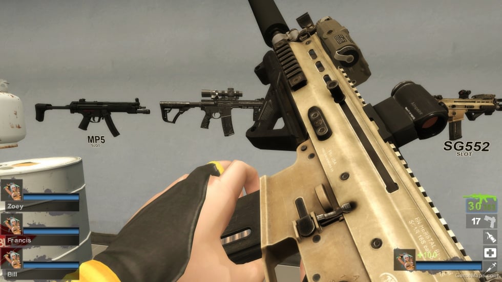 G.I. Joe Retaliation - Lady Jaye's Custom Scar-L CQC [SG552] (request)