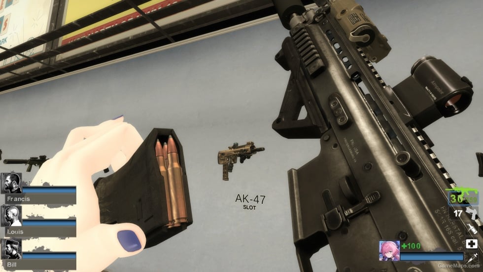 G.I. Joe Retaliation - Lady Jaye's Custom Scar-L CQC Black (M16A2)