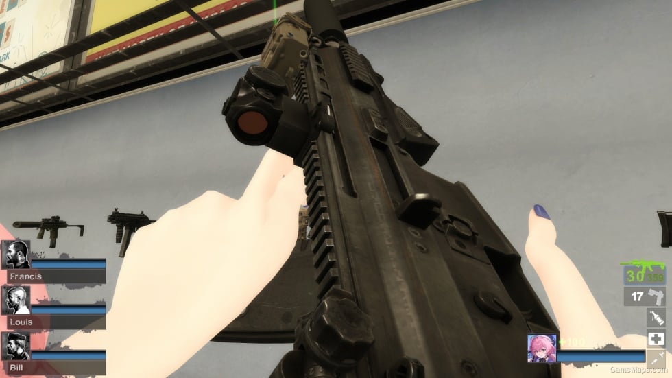 G.I. Joe Retaliation - Lady Jaye's Custom Scar-L CQC Black (M16A2)